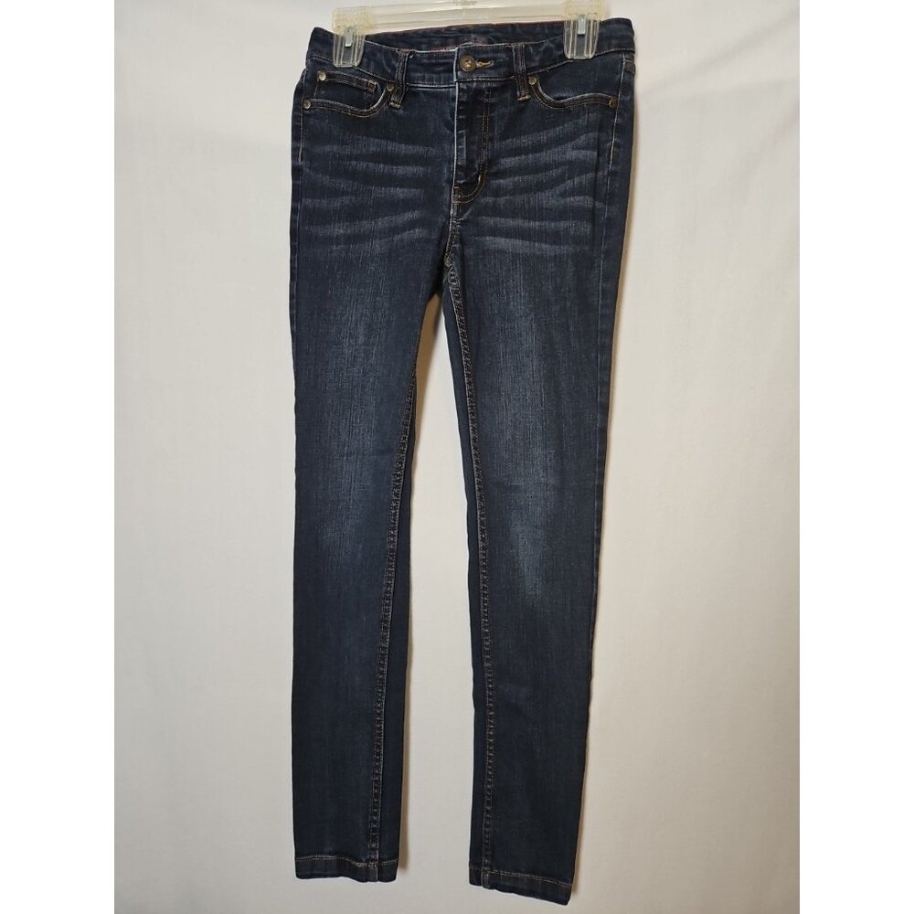 Matilda Jane Womens Skinny Jeans Sz 6 Dark Wash Denim Mid Rise Stretch